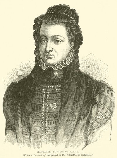 Małgorzata, księżna Parmy (grafika) autorstwa English School