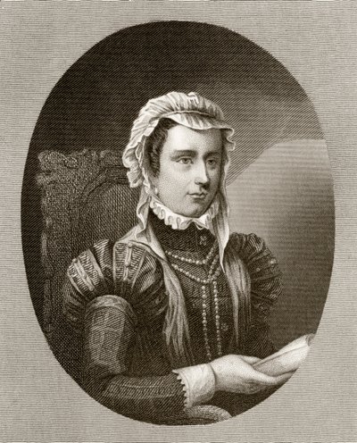 Małgorzata, księżna Parmy, z „Historii panowania Filipa II”, opublikowanej w 1855 r. autorstwa English School