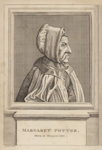 Margaret Potter, urodzona w Glasgow 1596 autorstwa English School