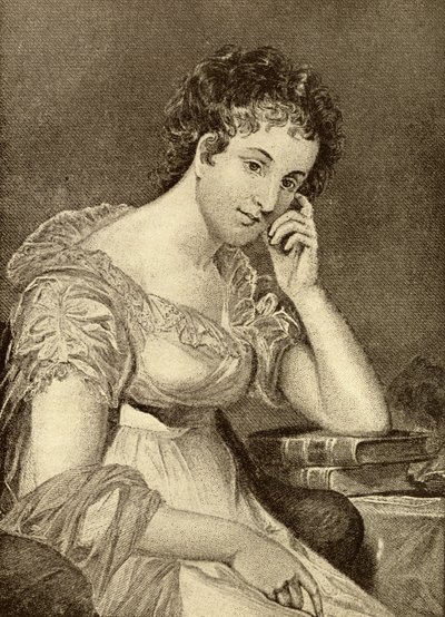 Maria Edgeworth (1767-1849) autorstwa English School