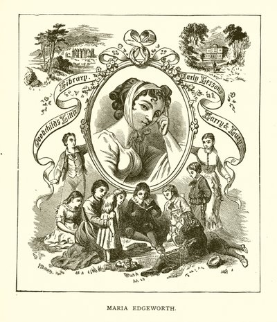 Maria Edgeworth autorstwa English School