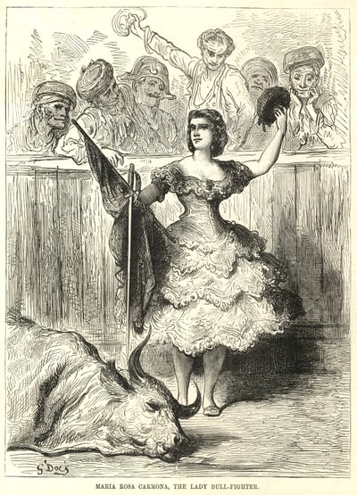 Maria Rosa Carmona, pani torreador autorstwa English School