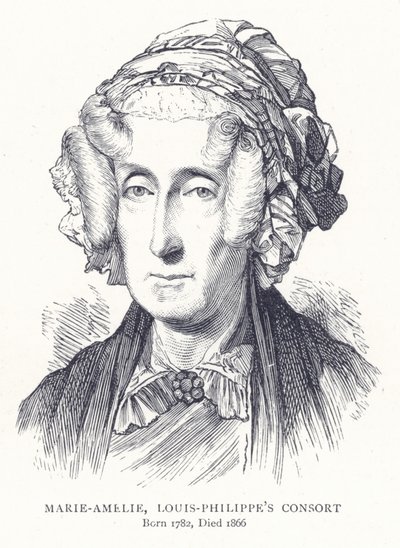 Marie-Amelie, Louis-Philippes Consort autorstwa English School
