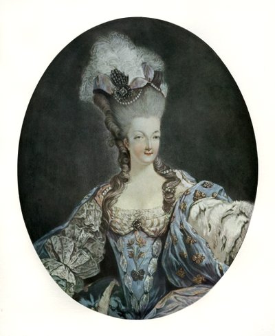 Maria Antonina, królowa Francji (druk) autorstwa English School