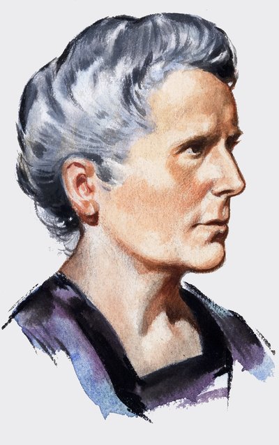 Maria Curie autorstwa English School