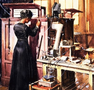 Maria Curie autorstwa English School