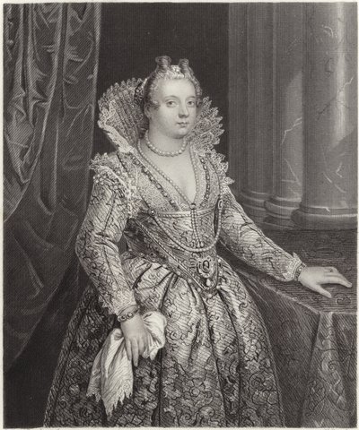 Maria de Medici autorstwa English School