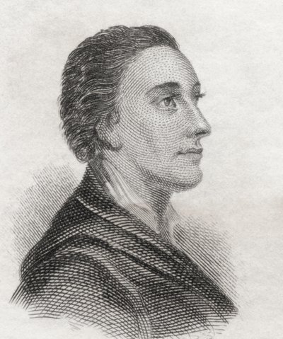 Mark Akenside, z „Słownika historycznego Krabba”, opublikowana w 1825 r. (lito) autorstwa English School