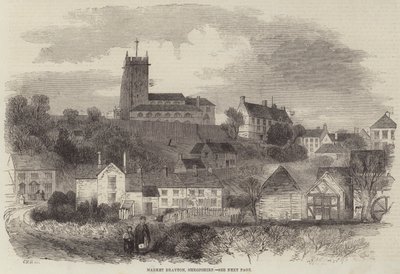 Rynek Drayton, Shropshire autorstwa English School