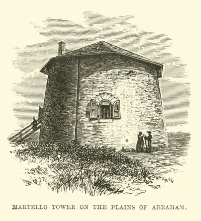 Wieża Martello na równinach Abrahama autorstwa English School