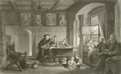 Dom Marcina Lutra w Wittenberdze autorstwa English School