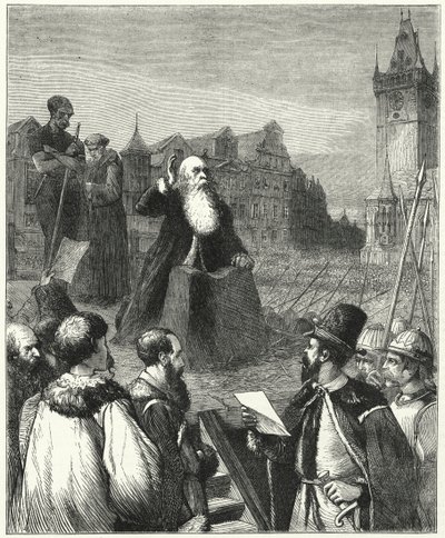 Martyrdom of Baron Wenzel of Budowa, Prague, 1621 autorstwa English School