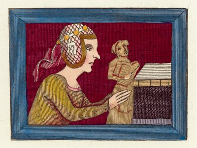 Mary De St Paul (kolorowy grawerunek) autorstwa English School
