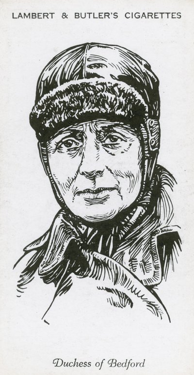Mary Russell, księżna Bedford, angielski lotnik autorstwa English School