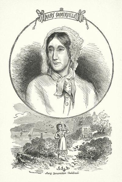 Mary Somerville, szkocki naukowiec i pisarka (grafika) autorstwa English School