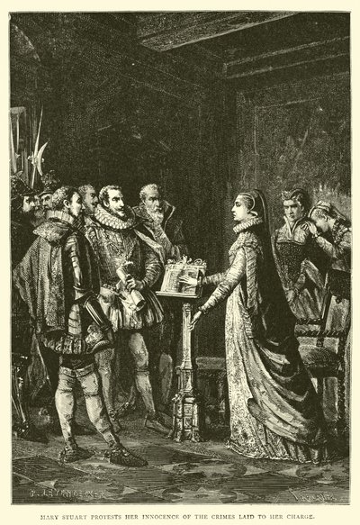Mary Stuart twierdzi, że jest niewinna zbrodni postawionych jej za zarzuty autorstwa English School