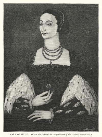 Mary of Guise (Grawerowanie) autorstwa English School