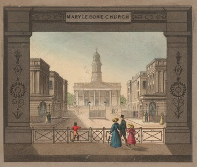 Kościół Marylebone autorstwa English School
