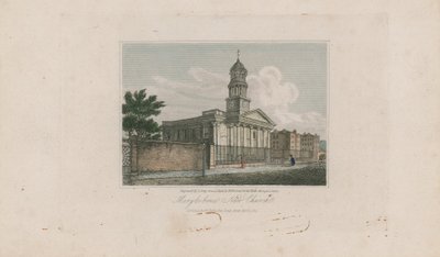 Nowy kościół w Marylebone autorstwa English School