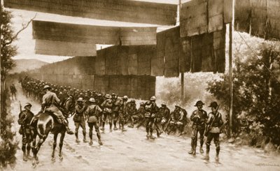 Matowe ekrany na odsłoniętą drogę: urządzenie stosowane przez Włochów nacierających na Gorycję, 1914-19 autorstwa English School