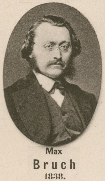 Max Bruch (grawerunek) autorstwa English School