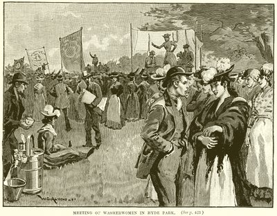 Spotkanie Praczek w Hyde Parku autorstwa English School