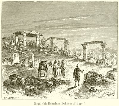 Szczątki megalityczne: Dolmeny Sigus autorstwa English School
