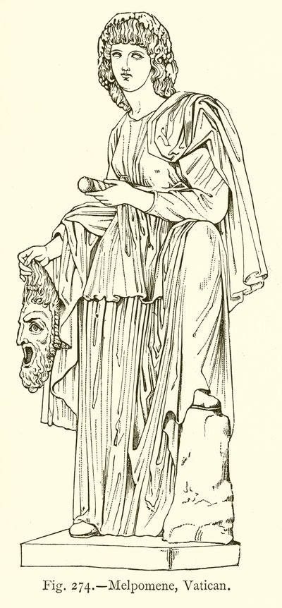 Melpomena, Watykan autorstwa English School