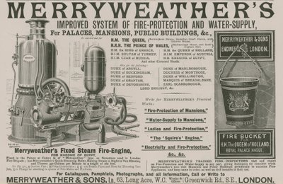 Merryweathers poprawił system ochrony przeciwpożarowej i zaopatrzenia w wodę autorstwa English School