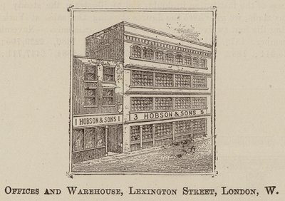 Panowie Hobson i Synowie, sklep z militariami autorstwa English School