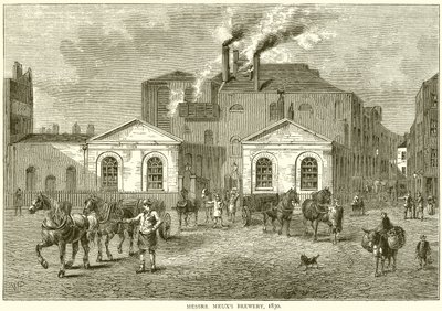 Browar panów Meuxs, 1830 autorstwa English School