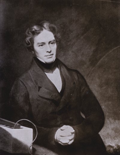Michael Faraday (litho) autorstwa English School