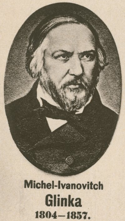 Michaił-Iwanowicz Glinka (grawiura) autorstwa English School