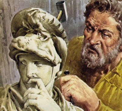 Michał Anioł pracował nad kaplicą, w której miały się znajdować grobowce rodziny de Medici autorstwa English School