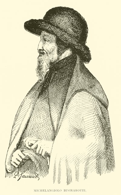 Michał Anioł Buonarroti (grafika) autorstwa English School