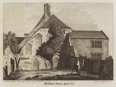 Michelham Priory, Sussex, 1785 autorstwa English School
