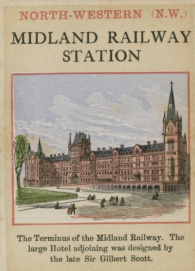 Dworzec kolejowy Midland, St Pancras, Londyn autorstwa English School