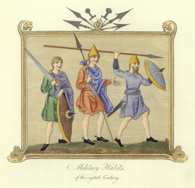 Stroje wojskowe z VIII wieku autorstwa English School