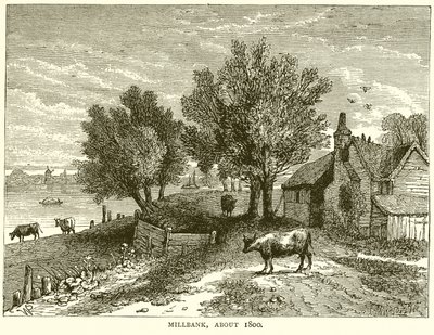 Millbank, około 1800 autorstwa English School
