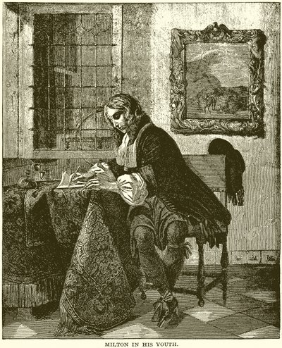 Milton w młodości autorstwa English School