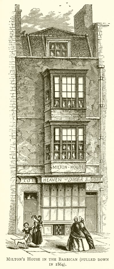 Dom Miltonów na Barbakanie (rozebrany w 1864 r.) autorstwa English School