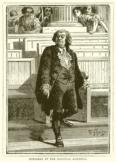 Mirabeau w Zgromadzeniu Narodowym autorstwa English School