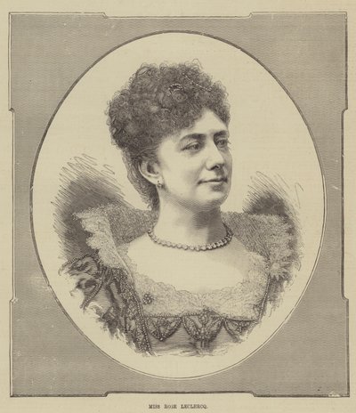 Miss Rose Leclercq (grawerunek) autorstwa English School