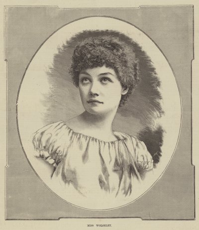 Panna Wolseley (Grawerowanie) autorstwa English School