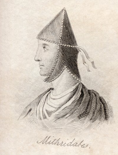 Mitrydates VI, ze „Słownika historycznego Krabba”, opublikowanego w 1825 r. autorstwa English School