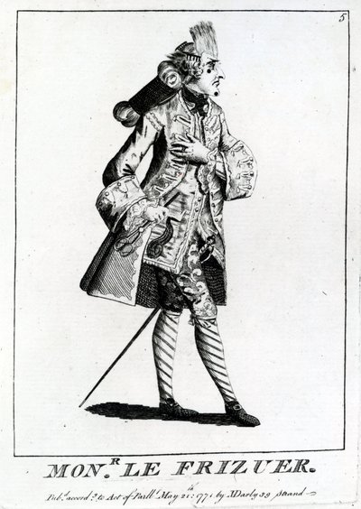 Pon. Fryzer, 1771 autorstwa English School