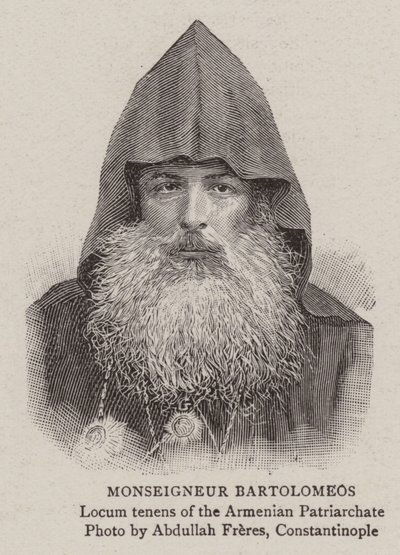 Monseigneur Bartolomeos (Grawerowanie) autorstwa English School