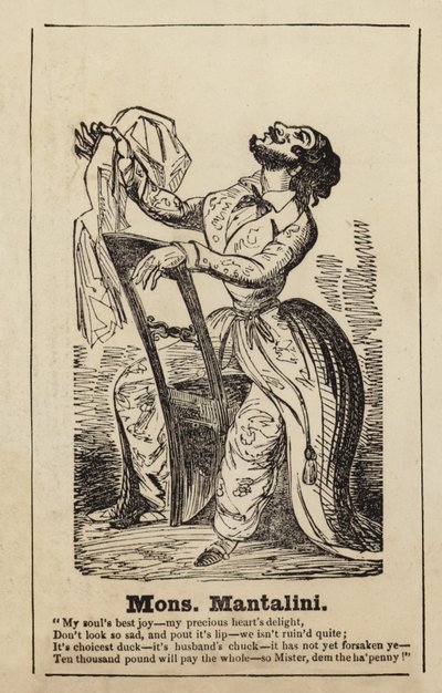 Monsieur Mantalini od Nicholasa Nickleby autorstwa English School