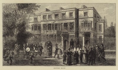 Dom Montagu (grawerowanie) autorstwa English School