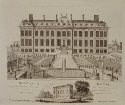 Dom Montague, obecnie Muzeum Brytyjskie, 1813 autorstwa English School